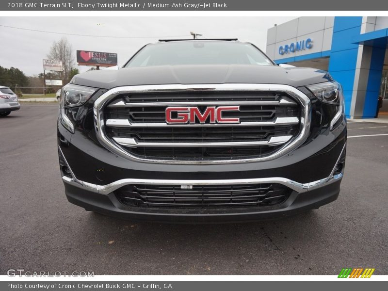 Ebony Twilight Metallic / Medium Ash Gray/­Jet Black 2018 GMC Terrain SLT