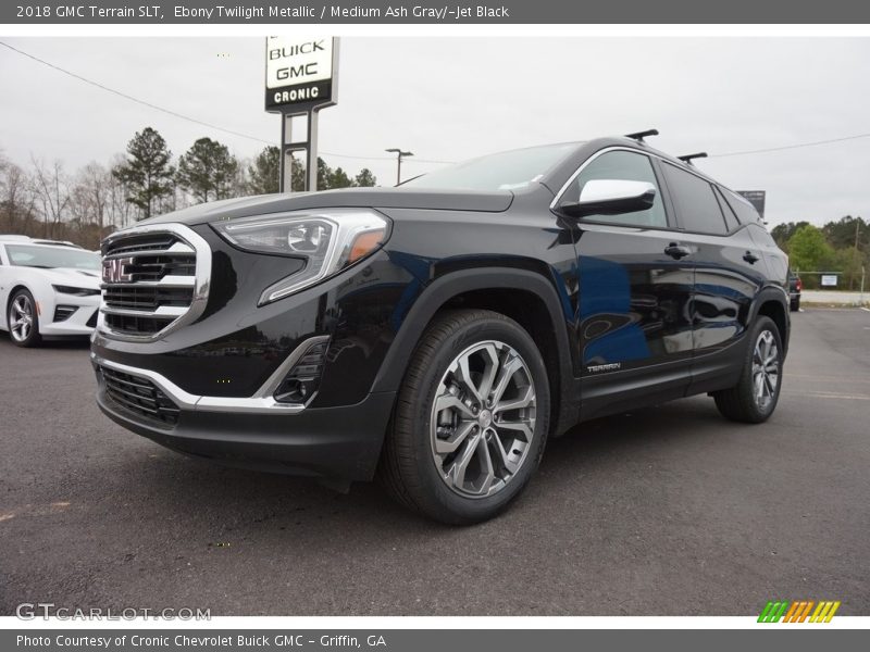 Ebony Twilight Metallic / Medium Ash Gray/­Jet Black 2018 GMC Terrain SLT