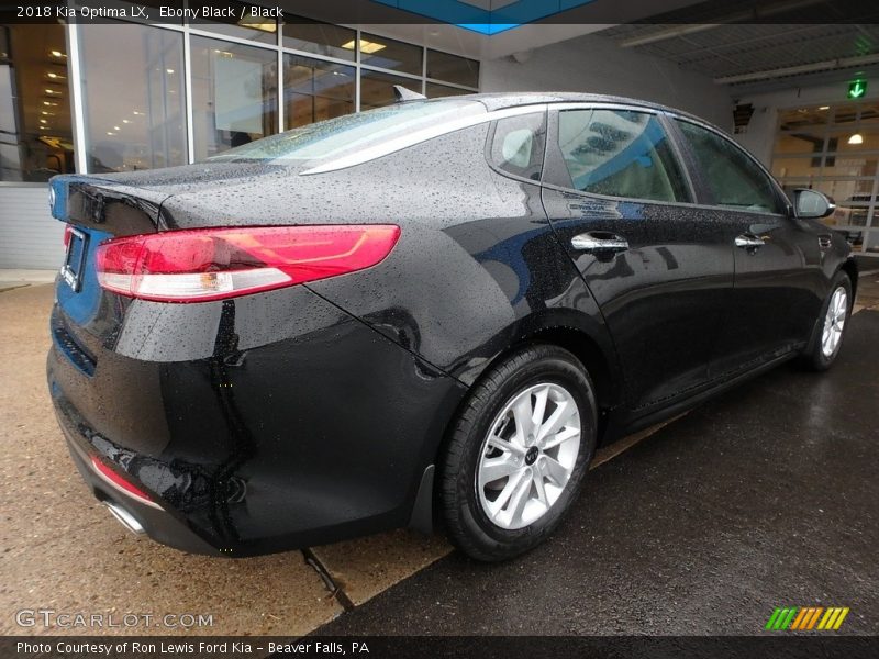 Ebony Black / Black 2018 Kia Optima LX