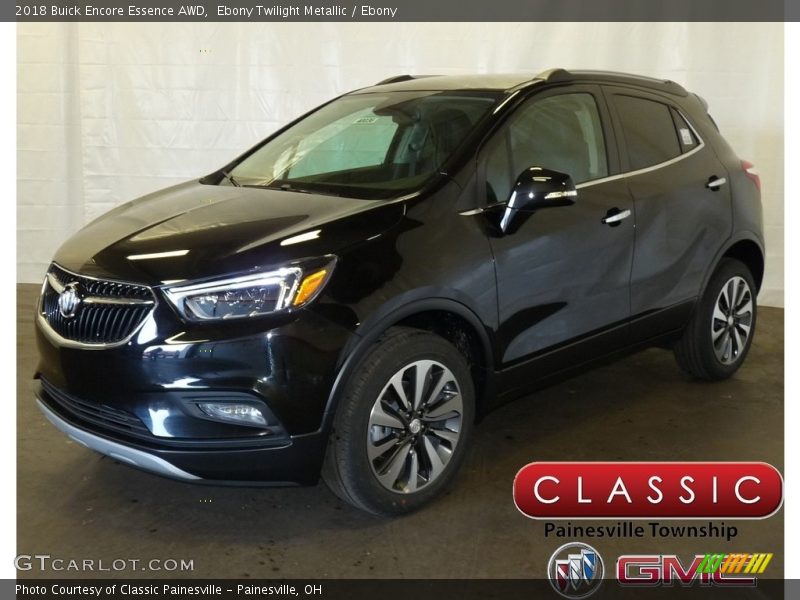 Ebony Twilight Metallic / Ebony 2018 Buick Encore Essence AWD