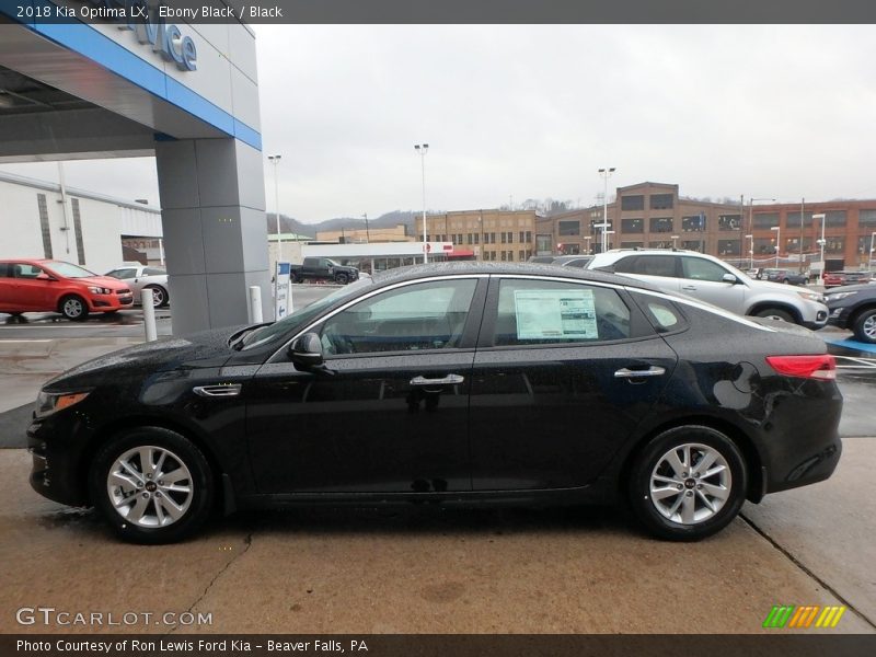 Ebony Black / Black 2018 Kia Optima LX