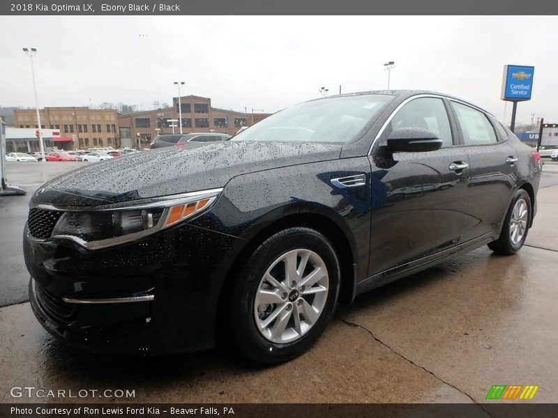 Ebony Black / Black 2018 Kia Optima LX