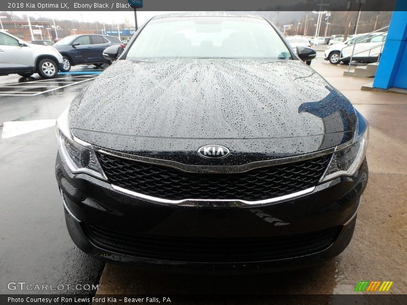 Ebony Black / Black 2018 Kia Optima LX