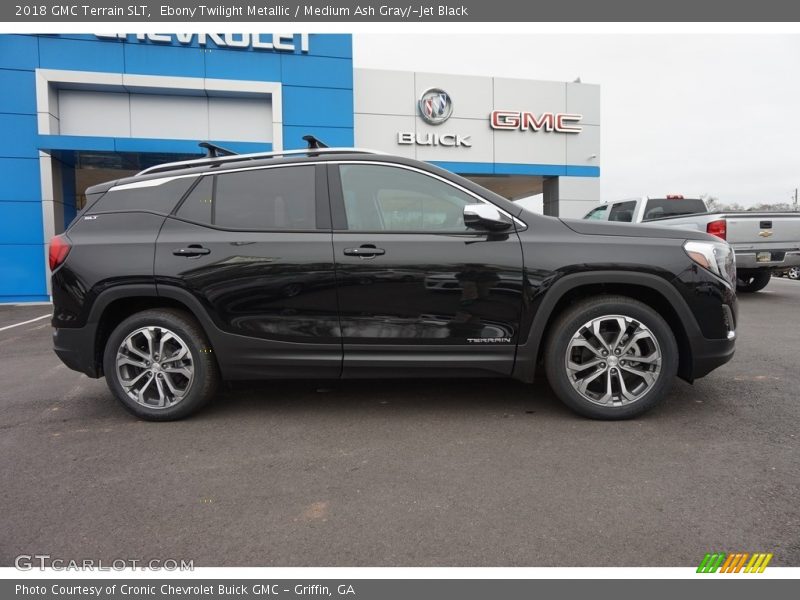 Ebony Twilight Metallic / Medium Ash Gray/­Jet Black 2018 GMC Terrain SLT