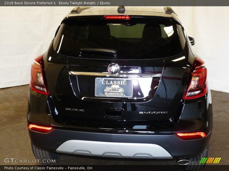 Ebony Twilight Metallic / Ebony 2018 Buick Encore Preferred II