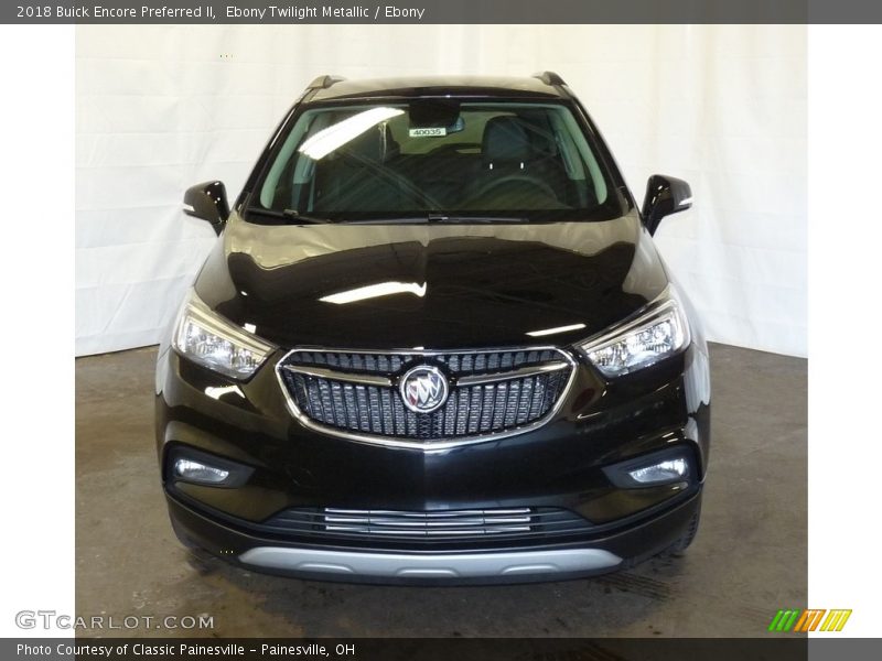 Ebony Twilight Metallic / Ebony 2018 Buick Encore Preferred II