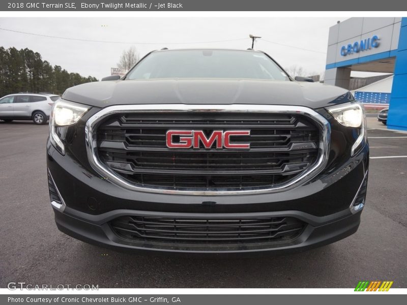 Ebony Twilight Metallic / ­Jet Black 2018 GMC Terrain SLE