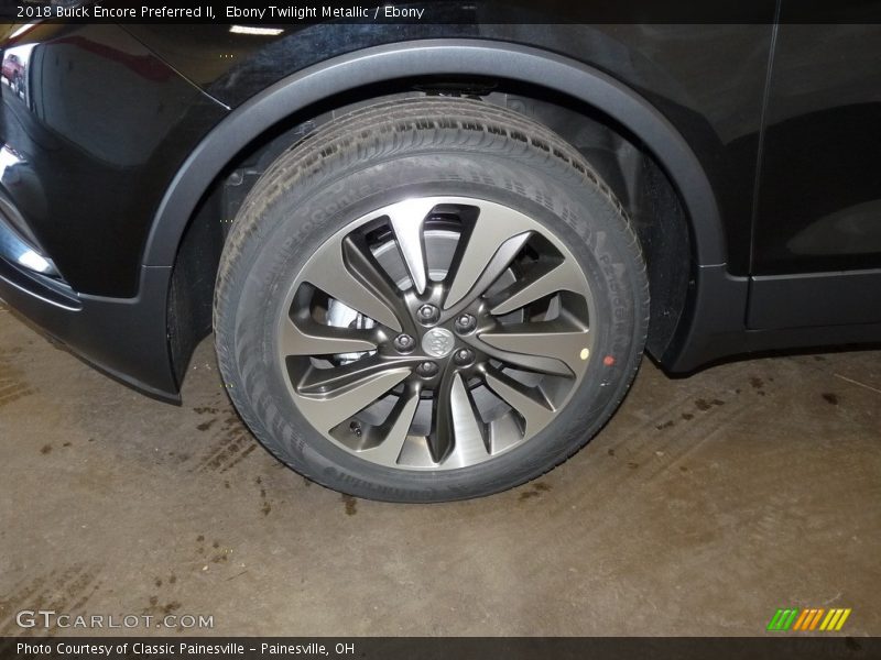 Ebony Twilight Metallic / Ebony 2018 Buick Encore Preferred II