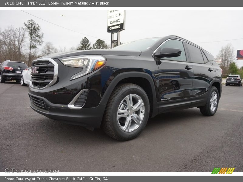 Ebony Twilight Metallic / ­Jet Black 2018 GMC Terrain SLE
