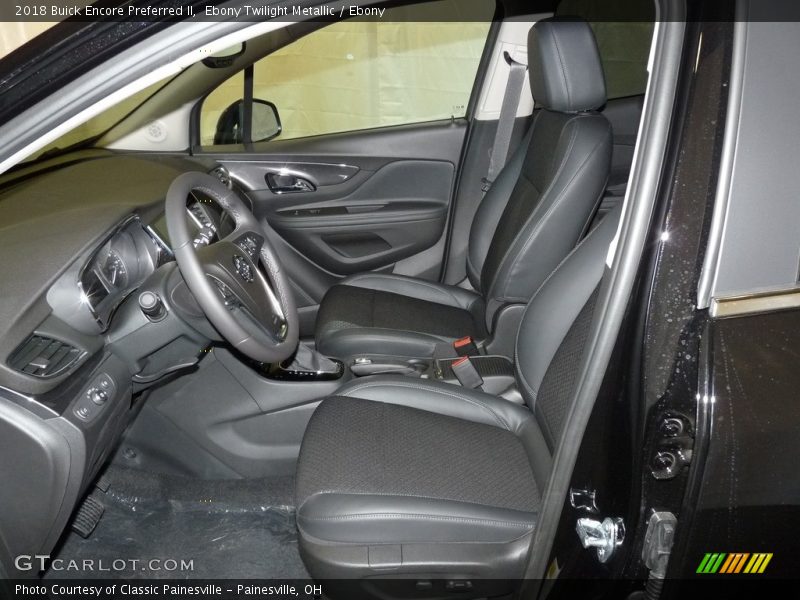 Ebony Twilight Metallic / Ebony 2018 Buick Encore Preferred II