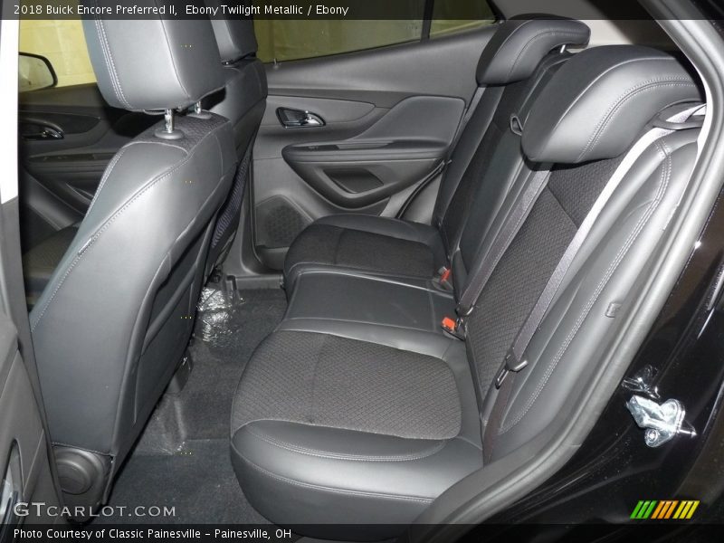 Ebony Twilight Metallic / Ebony 2018 Buick Encore Preferred II