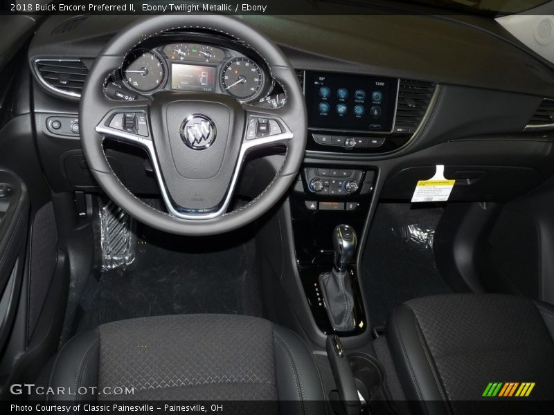 Ebony Twilight Metallic / Ebony 2018 Buick Encore Preferred II