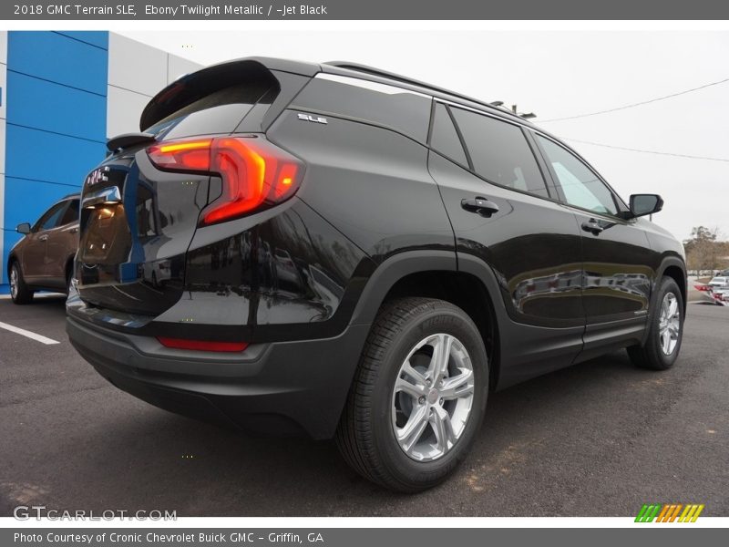 Ebony Twilight Metallic / ­Jet Black 2018 GMC Terrain SLE