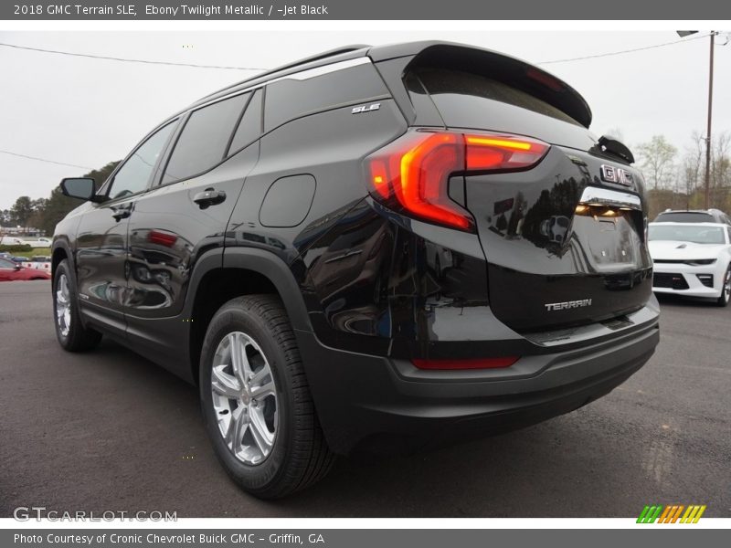 Ebony Twilight Metallic / ­Jet Black 2018 GMC Terrain SLE