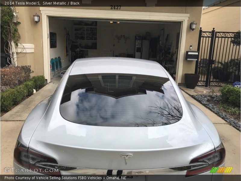 Silver Metallic / Black 2014 Tesla Model S