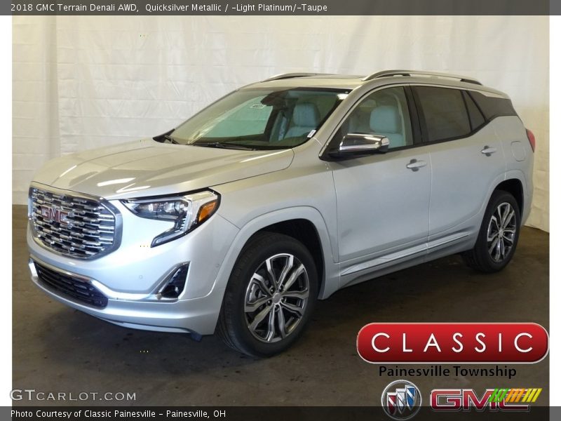 Quicksilver Metallic / ­Light Platinum/­Taupe 2018 GMC Terrain Denali AWD