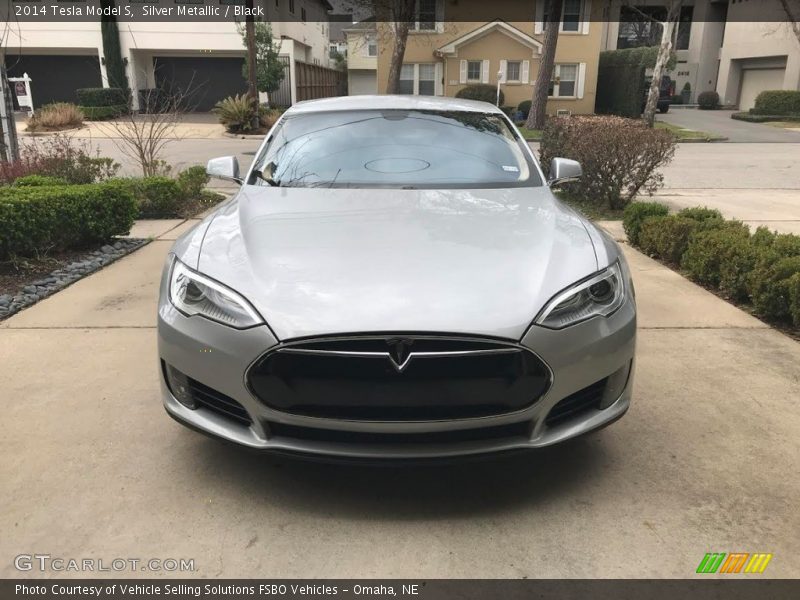 Silver Metallic / Black 2014 Tesla Model S