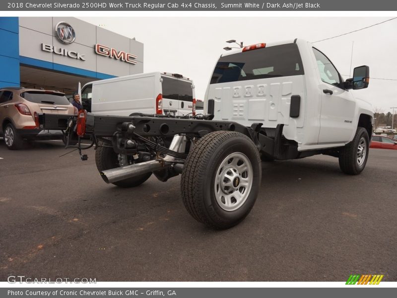 Summit White / Dark Ash/Jet Black 2018 Chevrolet Silverado 2500HD Work Truck Regular Cab 4x4 Chassis