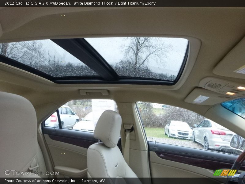 White Diamond Tricoat / Light Titanium/Ebony 2012 Cadillac CTS 4 3.0 AWD Sedan