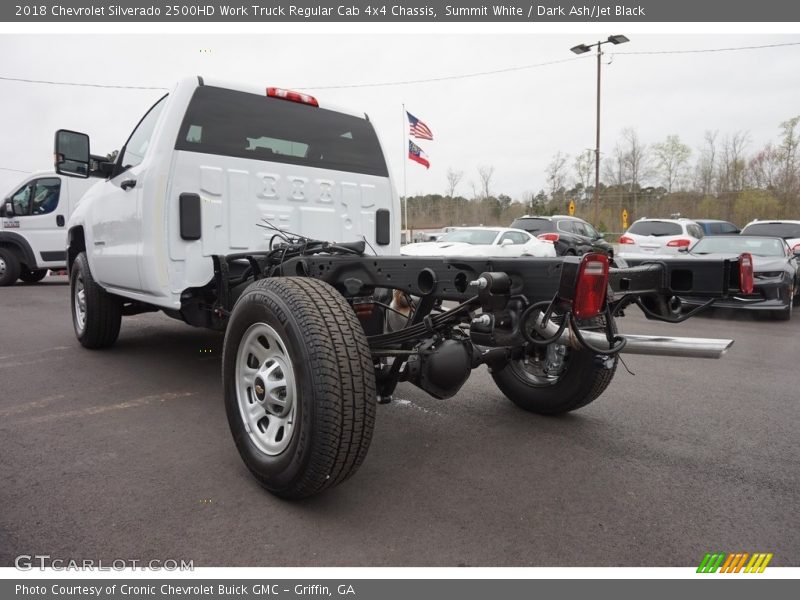 Summit White / Dark Ash/Jet Black 2018 Chevrolet Silverado 2500HD Work Truck Regular Cab 4x4 Chassis