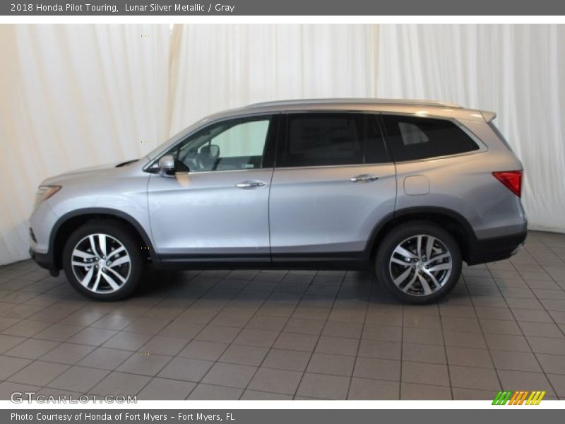 Lunar Silver Metallic / Gray 2018 Honda Pilot Touring