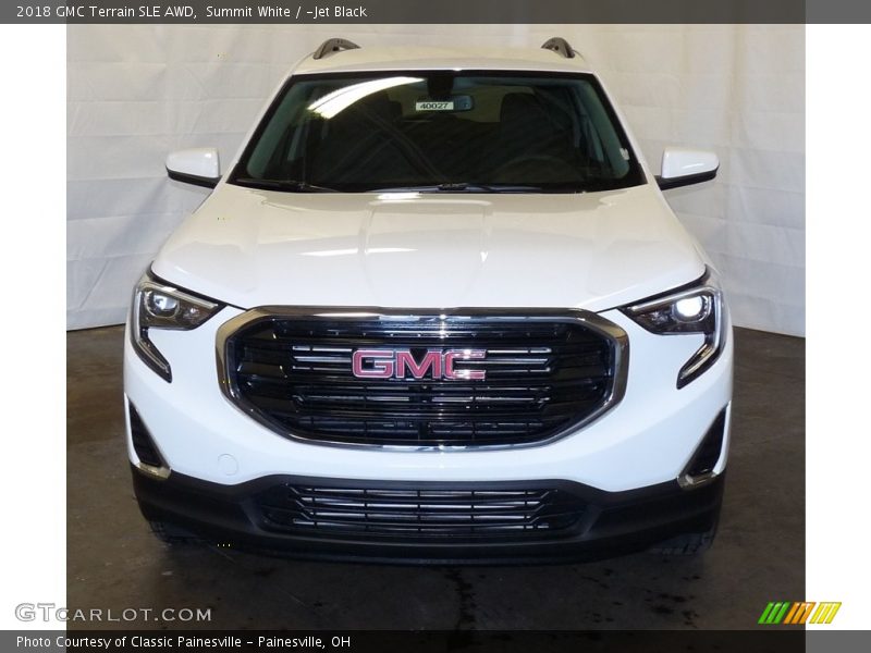 Summit White / ­Jet Black 2018 GMC Terrain SLE AWD