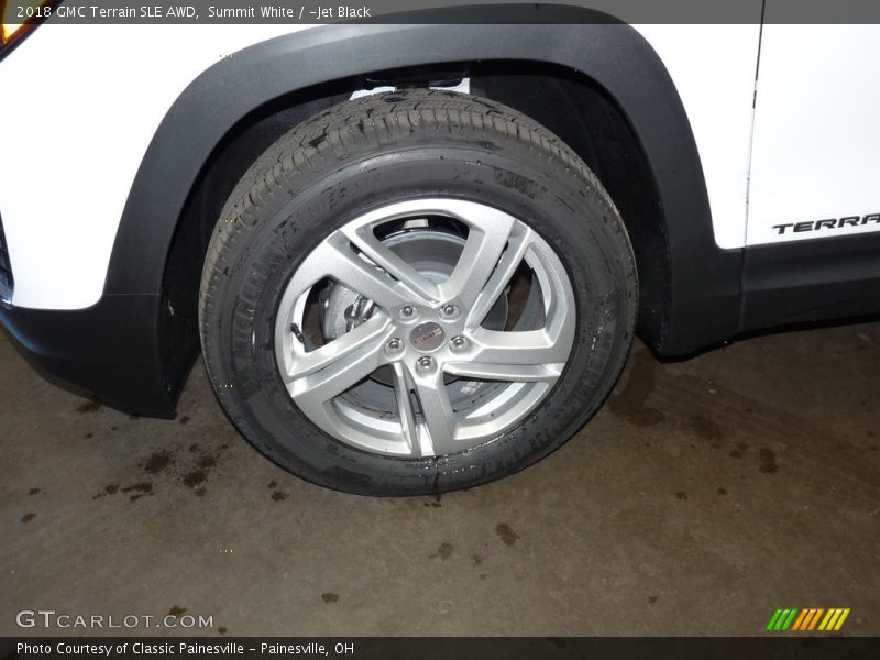 Summit White / ­Jet Black 2018 GMC Terrain SLE AWD