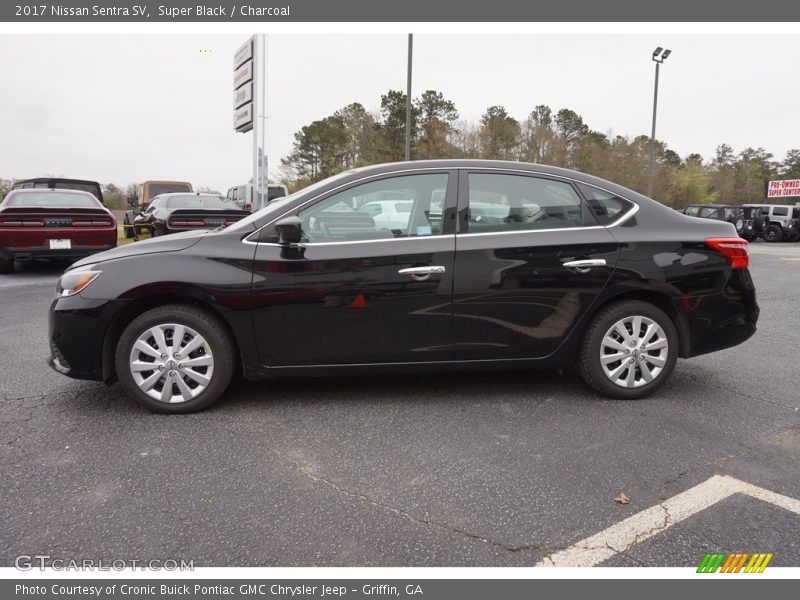 Super Black / Charcoal 2017 Nissan Sentra SV