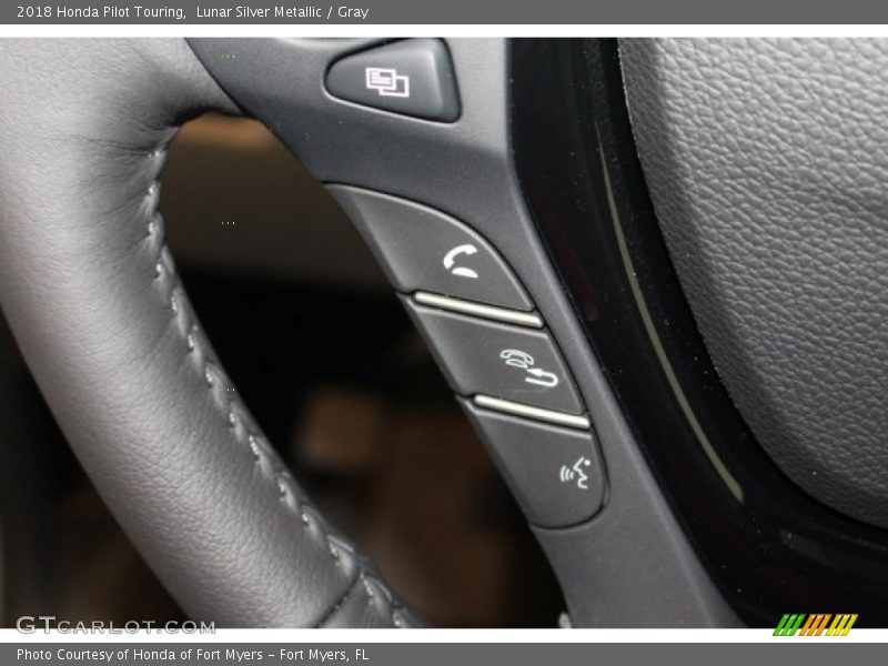 Lunar Silver Metallic / Gray 2018 Honda Pilot Touring