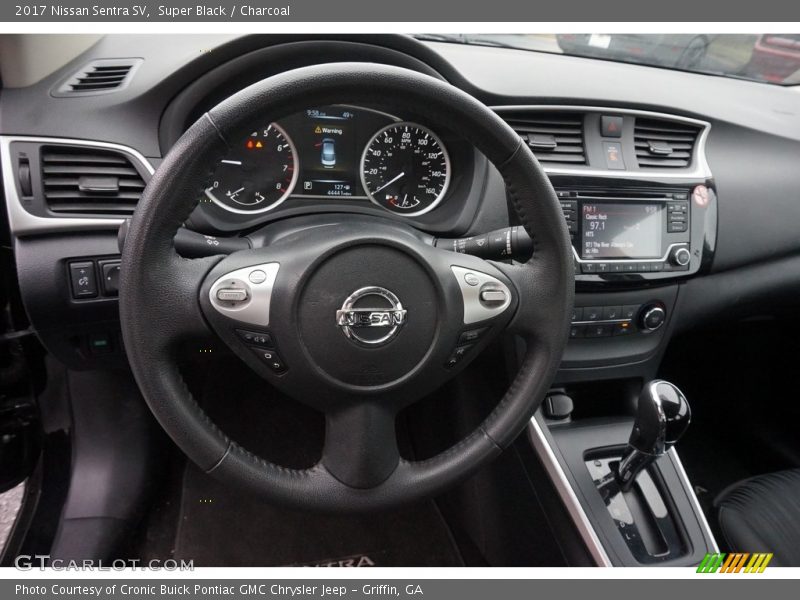 Super Black / Charcoal 2017 Nissan Sentra SV