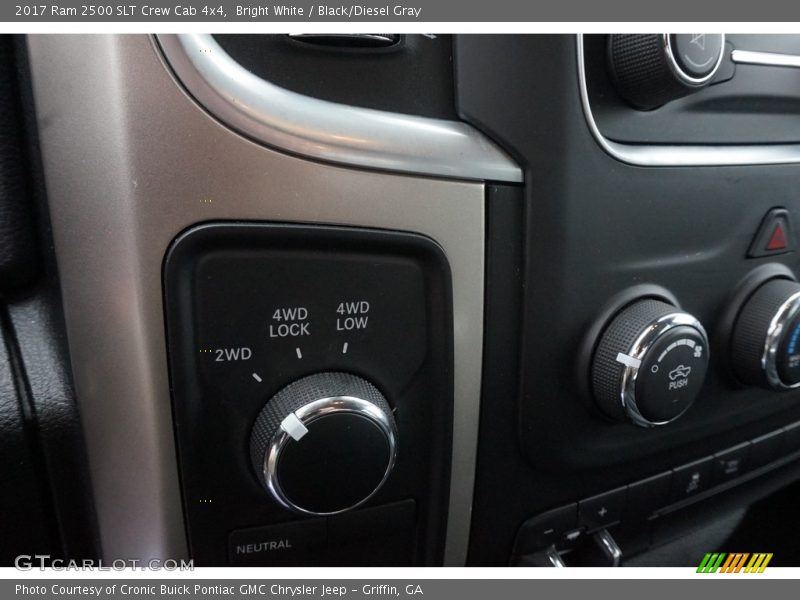 Bright White / Black/Diesel Gray 2017 Ram 2500 SLT Crew Cab 4x4