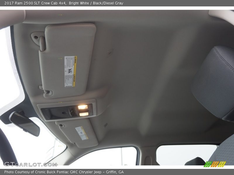 Bright White / Black/Diesel Gray 2017 Ram 2500 SLT Crew Cab 4x4