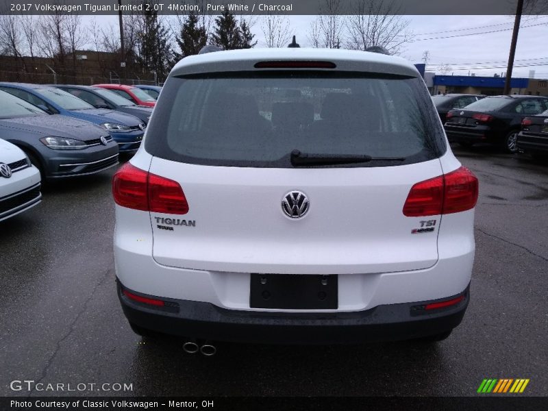 Pure White / Charcoal 2017 Volkswagen Tiguan Limited 2.0T 4Motion