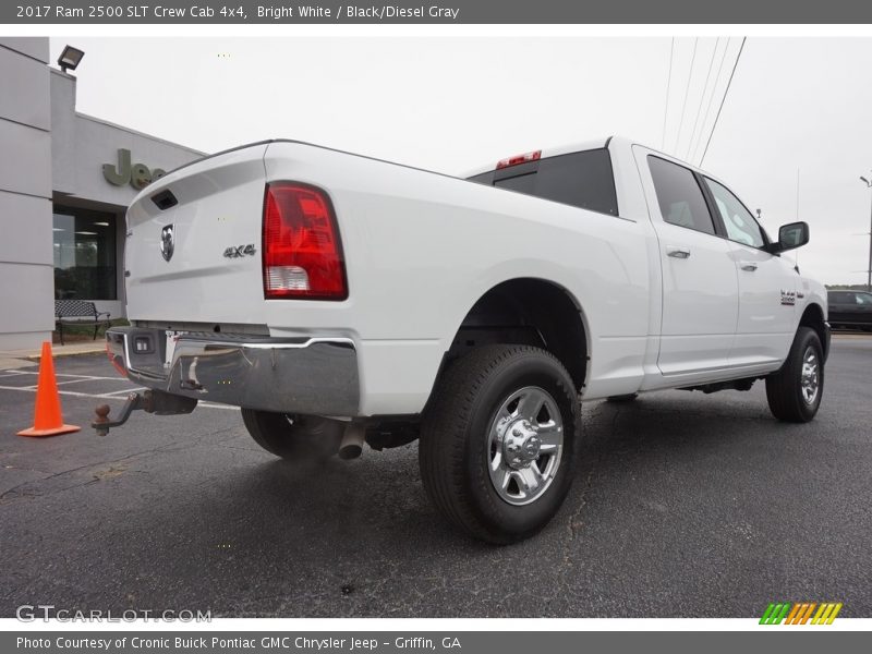 Bright White / Black/Diesel Gray 2017 Ram 2500 SLT Crew Cab 4x4