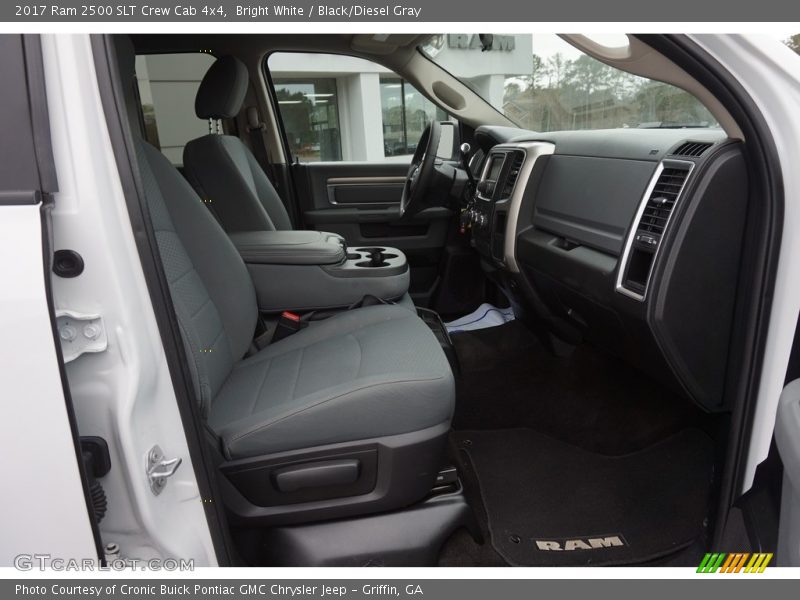 Bright White / Black/Diesel Gray 2017 Ram 2500 SLT Crew Cab 4x4
