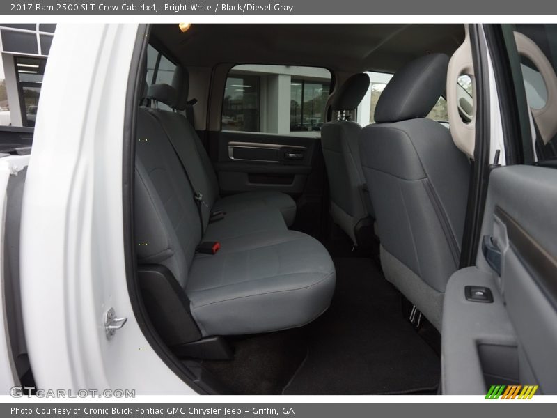 Bright White / Black/Diesel Gray 2017 Ram 2500 SLT Crew Cab 4x4