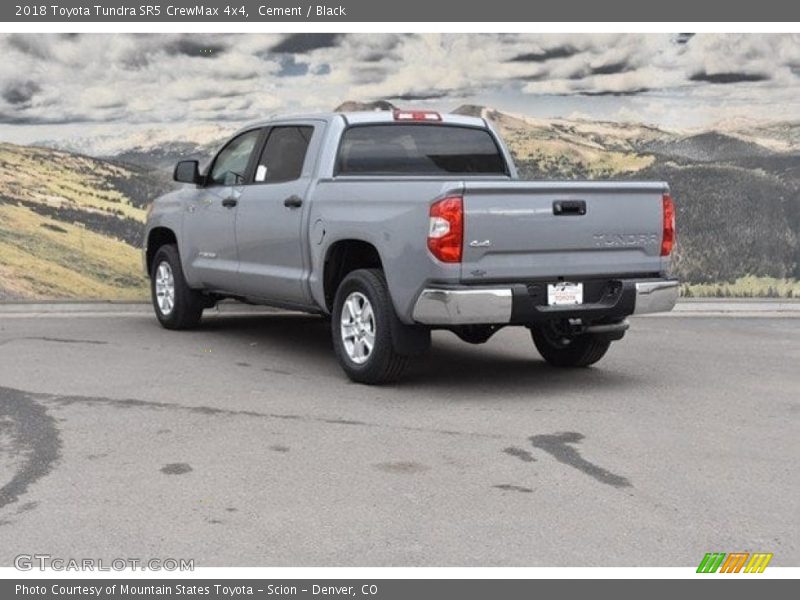 Cement / Black 2018 Toyota Tundra SR5 CrewMax 4x4