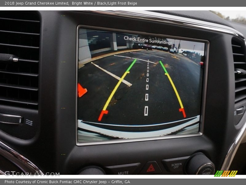 Bright White / Black/Light Frost Beige 2018 Jeep Grand Cherokee Limited