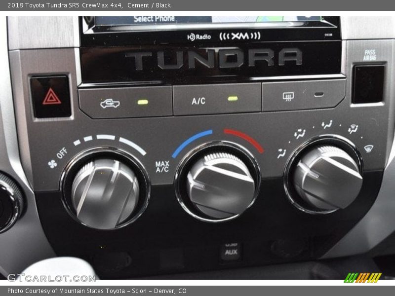 Cement / Black 2018 Toyota Tundra SR5 CrewMax 4x4