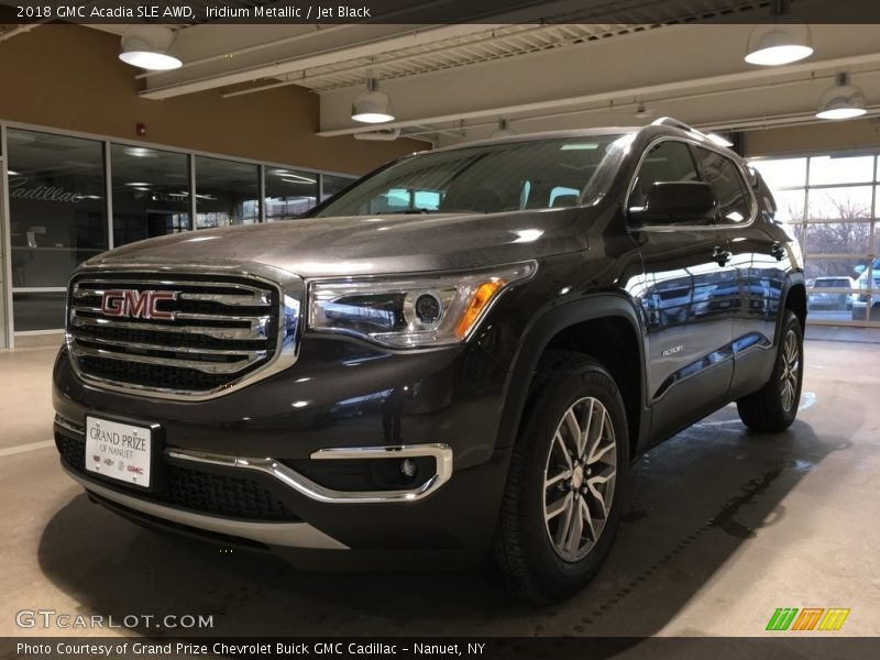 Iridium Metallic / Jet Black 2018 GMC Acadia SLE AWD