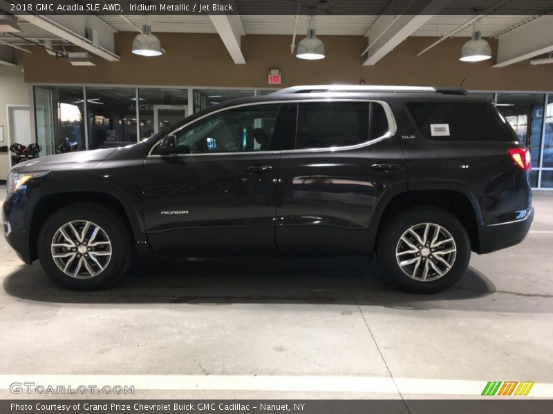 Iridium Metallic / Jet Black 2018 GMC Acadia SLE AWD