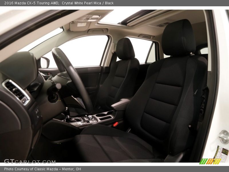 Crystal White Pearl Mica / Black 2016 Mazda CX-5 Touring AWD