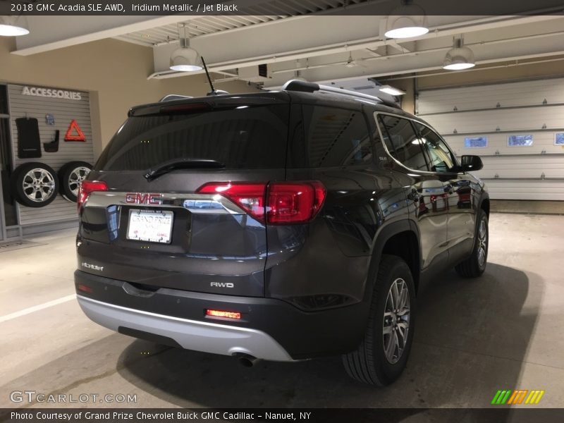 Iridium Metallic / Jet Black 2018 GMC Acadia SLE AWD