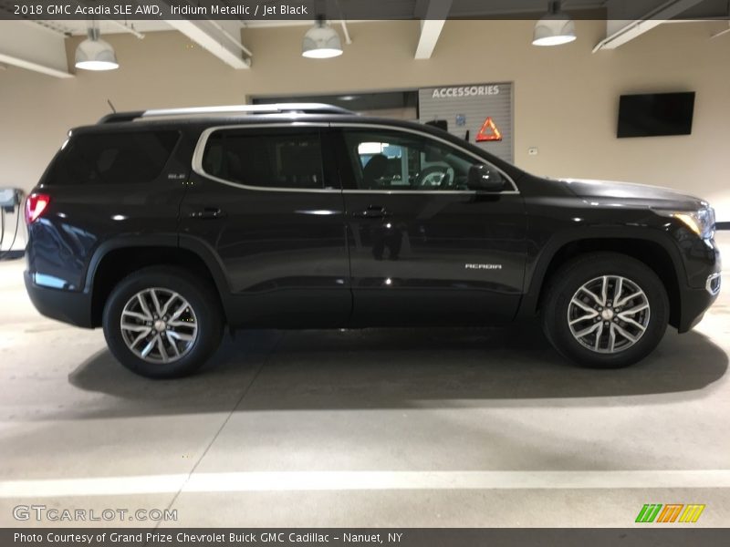 Iridium Metallic / Jet Black 2018 GMC Acadia SLE AWD