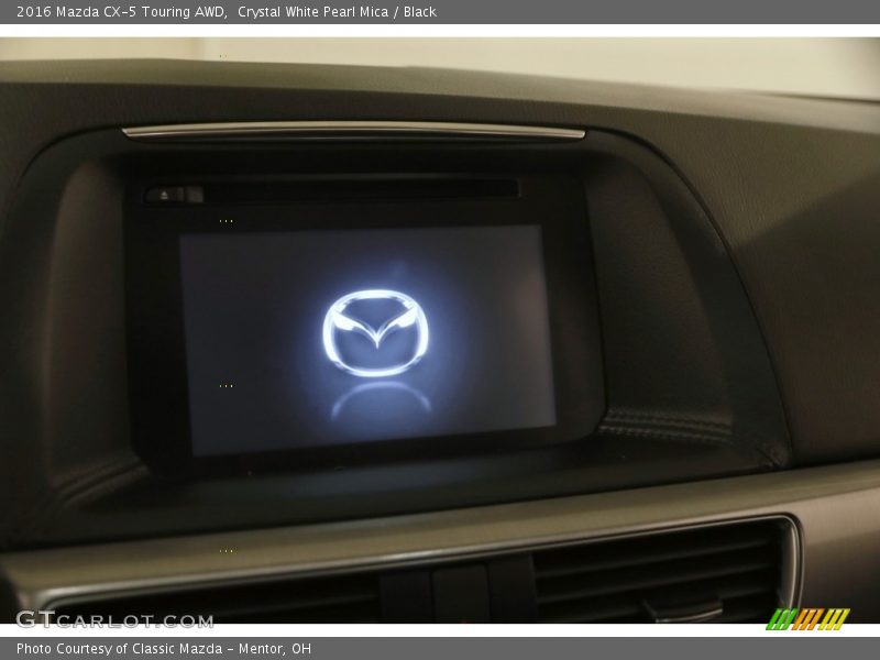 Crystal White Pearl Mica / Black 2016 Mazda CX-5 Touring AWD