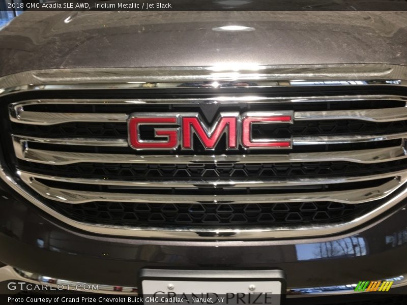 Iridium Metallic / Jet Black 2018 GMC Acadia SLE AWD