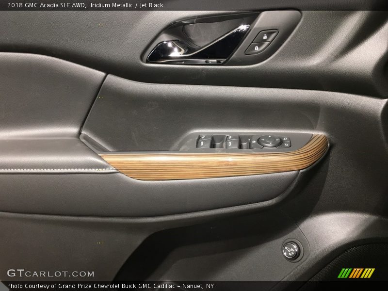 Iridium Metallic / Jet Black 2018 GMC Acadia SLE AWD