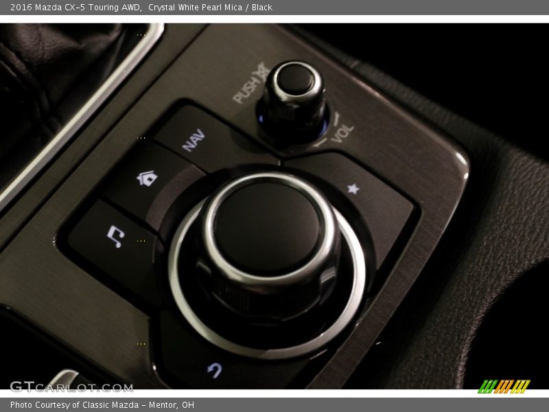Crystal White Pearl Mica / Black 2016 Mazda CX-5 Touring AWD