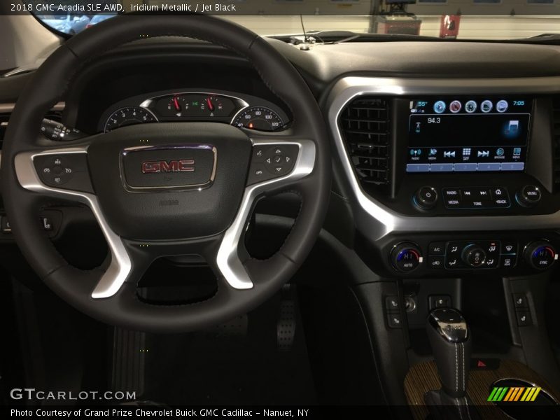 Iridium Metallic / Jet Black 2018 GMC Acadia SLE AWD