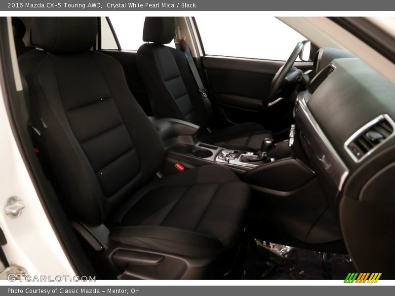 Crystal White Pearl Mica / Black 2016 Mazda CX-5 Touring AWD